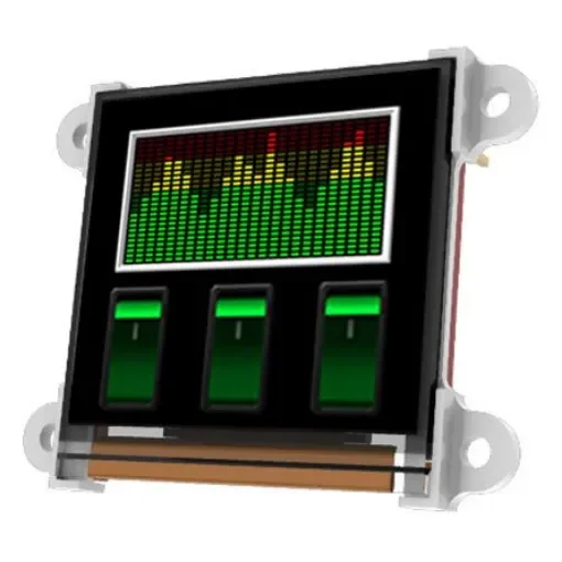 4D Systems 1.5in White Passive matrix OLED Display 128 x 128pixels Matrix Serial Interface - UOLED-128-G2 product image