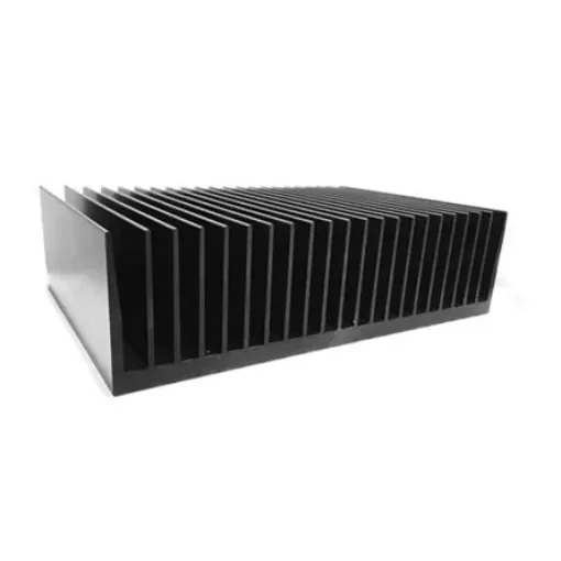 RS PRO Heatsink, Universal Rectangular Alu, 0.12°C/W, 100 x 300 x 83mm, PCB Mount - 9033100 product image