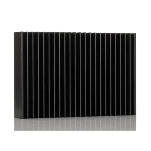 RS PRO Heatsink, Universal Rectangular Alu, 0.54°C/W, 100 x 150 x 25mm, PCB Mount - 9033150 product image
