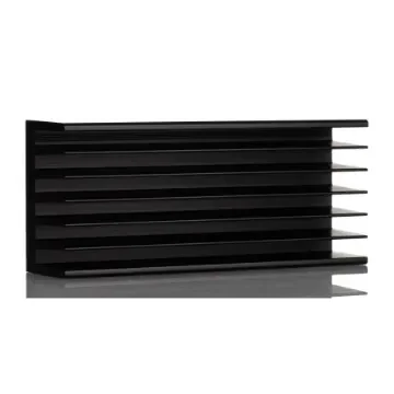 RS PRO Heatsink, Universal Rectangular Alu, 0.5°C/W, 150 x 66 x 40mm, PCB Mount - 9033169 product image