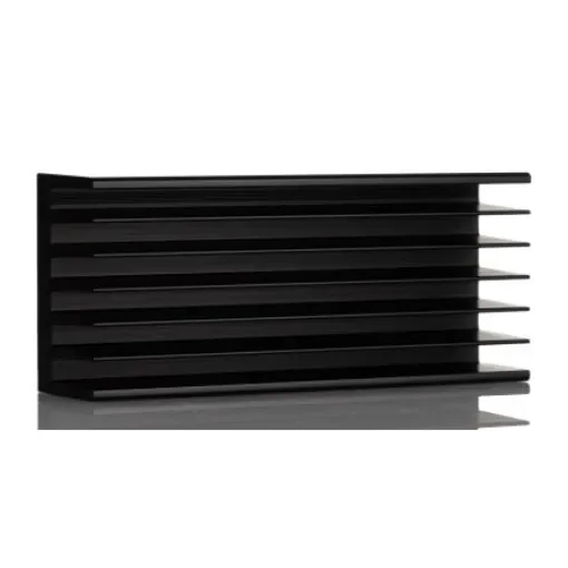RS PRO Heatsink, Universal Rectangular Alu, 0.5°C/W, 150 x 66 x 40mm, PCB Mount - 9033169 product image