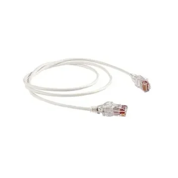 Polyco Healthline, 5m Cat6, White RJ45 to Male RJ45 Male, U/UTP Unshielded, Terminated LSZH Sheath - 851-16321 RJ45SPC6-05.0M/WH (5.0) product image