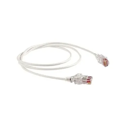 Polyco Healthline, 5m Cat6, White RJ45 to Male RJ45 Male, U/UTP Unshielded, Terminated LSZH Sheath - 851-16321 RJ45SPC6-05.0M/WH (5.0) product image