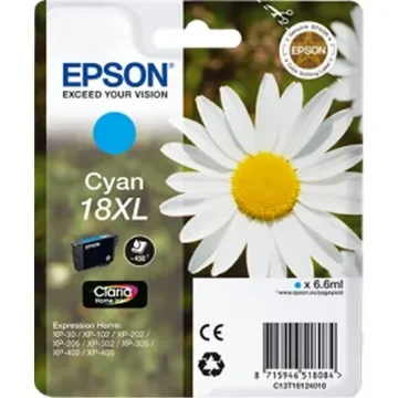 Epson 18XL Cyan Ink Cartridge - C13T18124010 product image