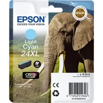 Epson 24XL Light Cyan Ink Cartridge - C13T24354010 product image