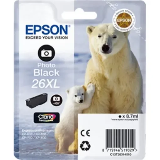 Epson 26XL Photo Black Ink Cartridge - C13T26314010 product image