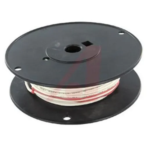 Alpha Wire Hook-up Wire Silicone Series White 0.52 mm² Hook Up Wire, 20 AWG, 10/0.25 mm, 30.5m, Silicone Insulation, - 392040 WH005 product image