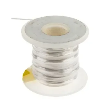 Alpha Wire Hook-up Wire Silicone Series White 0.33 mm² Hook Up Wire, 22 AWG, 7/0.25 mm, 30.5m, Silicone Insulation, - 39X2205 WH005 product image