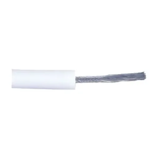 Alpha Wire Hook-up Wire Silicone Series White 1.3 mm² Hook Up Wire, 16 AWG, 41/0.2 mm, 30.5m, Silicone Insulation, - 39X1620 WH005 product image