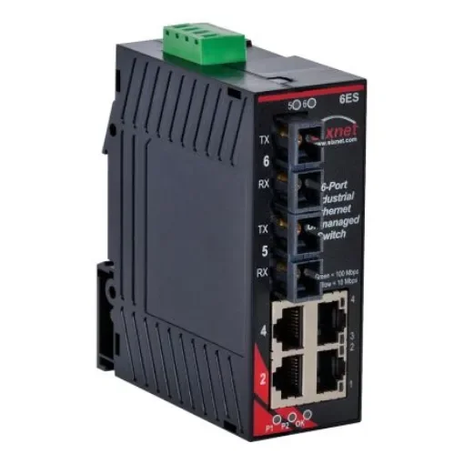 Red Lion 6 Port Ethernet Switch - SL-6ES-4SC product image