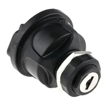 Cole Hersee IP67 Key Switch, 10 A 4-Way Straight-Key - 95060 product image