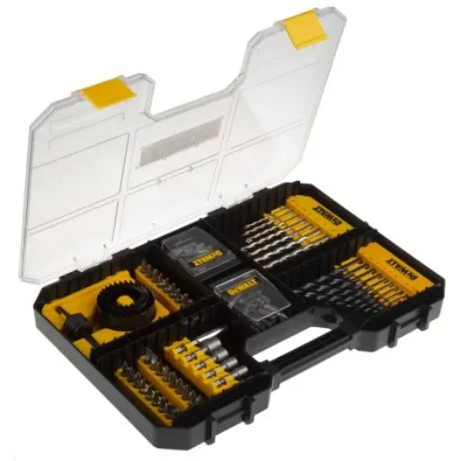 DeWALT 100-Piece Twist Drill Bit Set for Multi-Material, 10mm Max, 1.5 Min, HSS Bits - DT71569-QZ product image