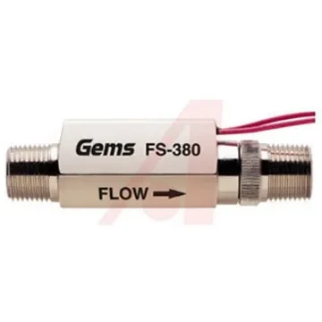 Gems Sensors FS-380 Series Piston Flow Switch for Liquid, 0.5 gal/min Max - 179993 product image