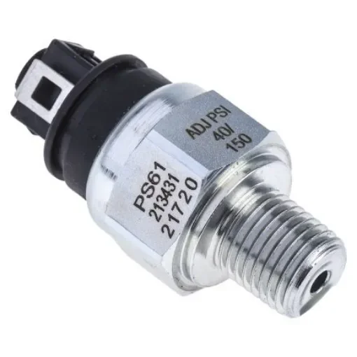Gems Sensors Pressure Switch, 3bar Min, 10bar Max, SPST-NC Output - 213431 product image