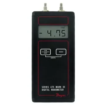 DWYER INSTRUMENTS 475-3-FM Differential Manometer With 2 Pressure Port/s, Max Pressure Measurement 7.22psi product image