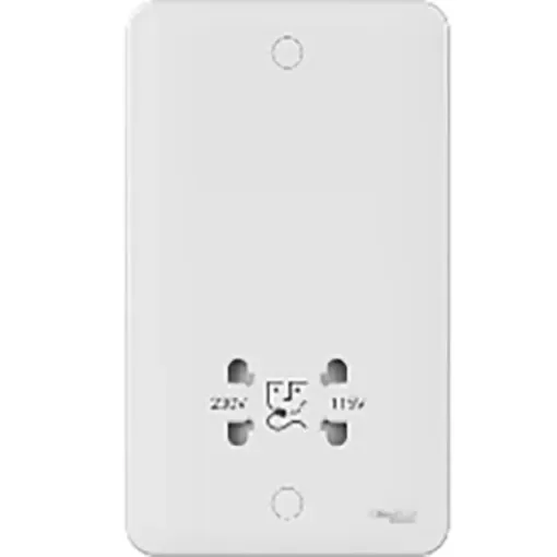 Schneider Electric Lisse White 1 Gang Shaver Socket, Indoor Use - GGBL7090S product image