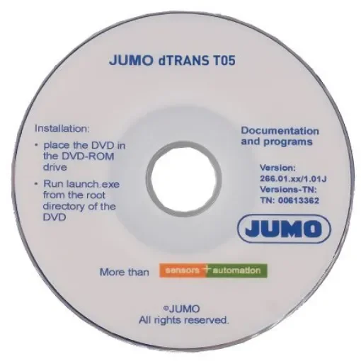 Jumo Software for Use with dTRANS T05 Programmable 2-Wire Transmitter - 574959 product image