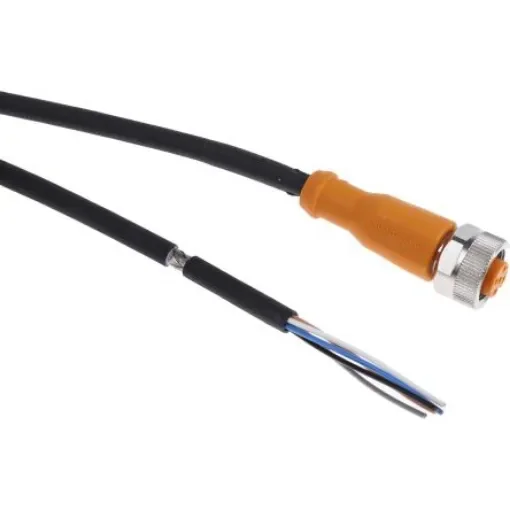 ifm electronic Female M12 to Unterminated Sensor Actuator Cable, 2m - EVC544 product image