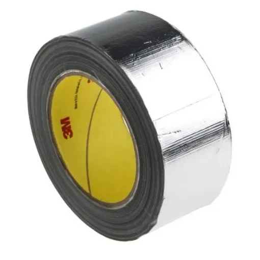 3M 363 Conductive Metallic Tape, 50mm x 33m - 363 33m x 50mm product image