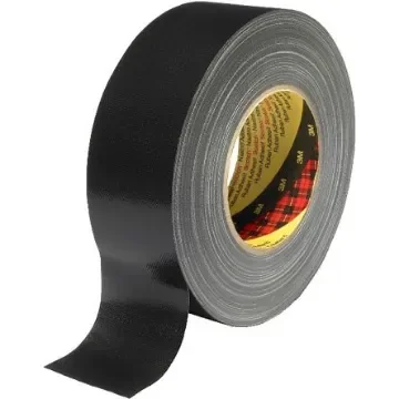 3M Scotch 389 Duct Tape, 50m x 100mm, Black, Acrylic Coated Finish - 389 50mx100mm product image