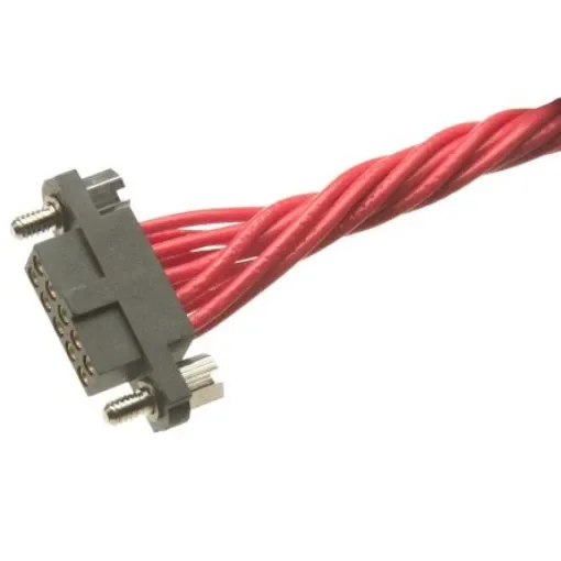 HARWIN Datamate J-Tek Series Straight Cable Mount PCB Socket, 12-Contact, 2-Row, 2mm Pitch, Crimp Termination - M80-4601242 product image