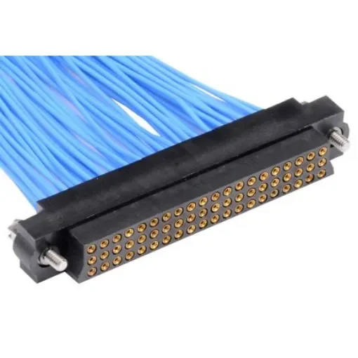 HARWIN Datamate J-Tek Series Straight Cable Mount PCB Socket, 60-Contact, 3-Row, 2mm Pitch, Crimp Termination - M83-LFC1F1N60-0000-000 product image