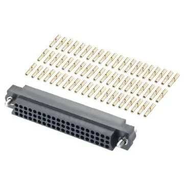 HARWIN Datamate J-Tek Series Straight Through Hole Mount PCB Socket, 60-Contact, 3-Row, 2mm Pitch, Solder Termination - M83-LFT1F2N60-0000-000 product image