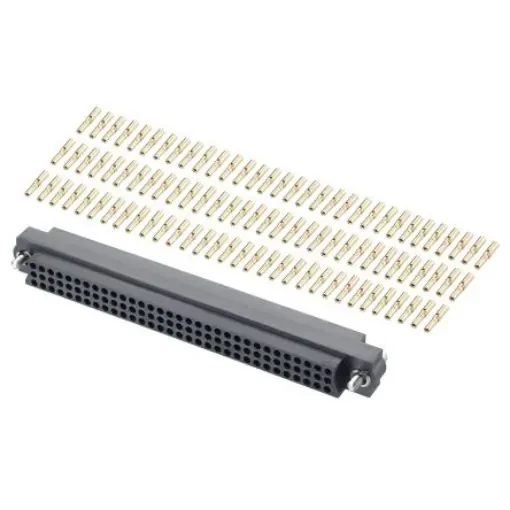 HARWIN Datamate J-Tek Series Straight Through Hole Mount PCB Socket, 96-Contact, 3-Row, 2mm Pitch, Solder Termination - M83-LFT1F2N96-0000-000 product image