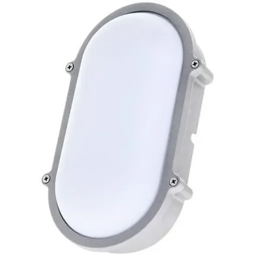Timeguard Oval LED Bulkhead Light, 15 W, 230 V ac, , Lamp Supplied, IP65 - LEDBHO15W product image