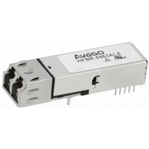 Broadcom HFBR-5963ALZ Fibre Optic Transceiver, LC Connector, 125 MBd, 155.52 MBd, 1380nm 1380nm 10-Pin 2 x 5 product image