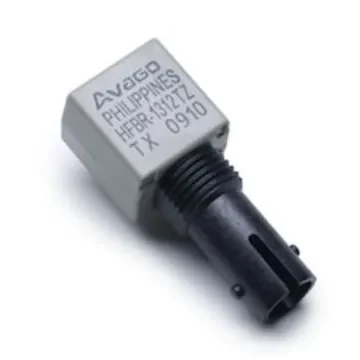 Broadcom HFBR-1312TZ, 155MBd Fibre Optic Transmitter 1300nm, Round ST Connector, 29.8 x 12.6 x 10.2mm product image