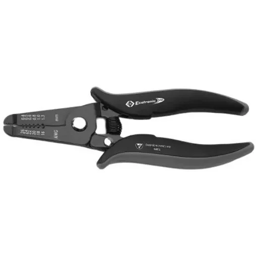 CK Wire Stripper, 0.4mm Min, 1.3mm Max, 168 mm Overall - T3894 product image