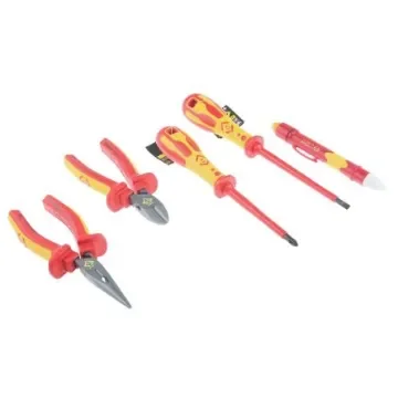 CK 10 Piece Electricians Tool Kit with Pouch, VDE Approved - T5953 product image