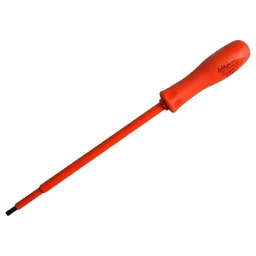 ITL Insulated Tools Ltd Slotted Insulated Screwdriver, 6.5 x 1.2 mm Tip, 103 mm Blade, VDE/1000V, 253 mm Overall - 9111118 product image