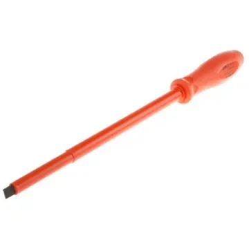 ITL Insulated Tools Ltd Slotted Insulated Screwdriver, 10 x 1.6 mm Tip, 254 mm Blade, VDE/1000V, 368 mm Overall - 9111128 product image