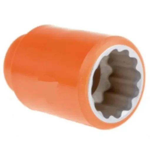 ITL Insulated Tools Ltd 1/2 in Drive 24mm Insulated Standard Socket, 12 point, VDE/1000V, 54 mm Overall Length - 9111455 product image