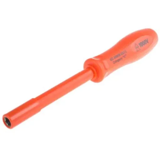 ITL Insulated Tools Ltd Hexagon Nut Driver, 8 mm Tip, VDE/1000V, 105 mm Blade, 265 mm Overall - 9111525 product image