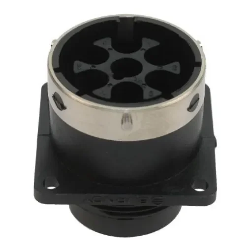 Souriau Sunbank by Eaton Circular Connector, 7 Contacts, Panel Mount, Socket, Male, IP65, UTG Series - UTG0187PVDEU product image
