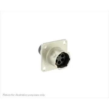 Souriau Sunbank by Eaton Circular Connector, 6 Contacts, Flange Mount, Plug, Male, IP68, IP69K, UT0W Series - UT0W0106PH6 product image