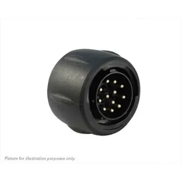 Souriau Sunbank by Eaton Circular Connector, 12 Contacts, Cable Mount, Socket, Male, IP68, IP69K, UTS Series - UTS61412P product image