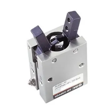 SMC 2 Finger Single Action Pneumatic Gripper, MHC2-10S, Angle Gripping Type product image