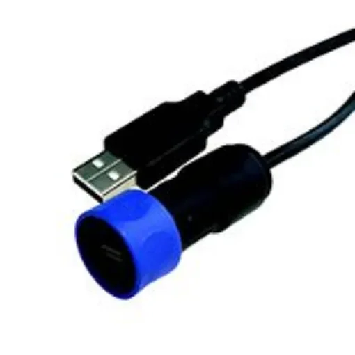 Bulgin USB 2.0, Male USB A to Male Micro USB B, 2m - PXP4040/B/2M00 product image