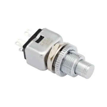 EOZ Push Button Switch, Momentary, Panel Mount, 10.2mm Cutout, DPDT, 48 V dc, 220V ac, IP65, IP67 - 18.17563.21 product image