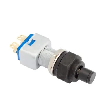 EOZ Push Button Switch, Momentary, Panel Mount, 10.2mm Cutout, DPDT, 48 V dc, 220V ac, IP65, IP67 - 18.17253.30 product image