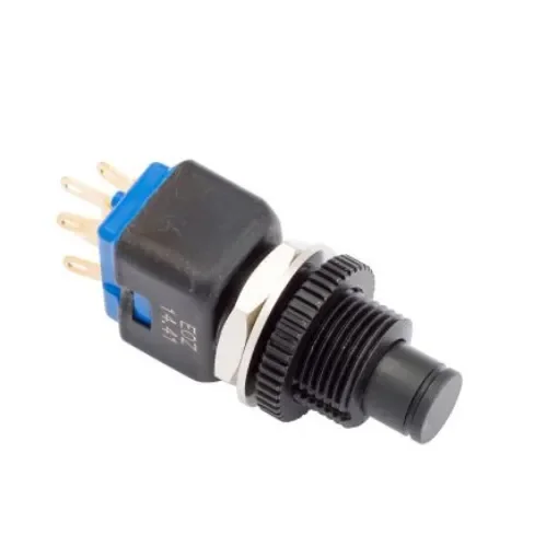 EOZ Push Button Switch, Momentary, Panel Mount, 10.2mm Cutout, DPDT, 48 V dc, 220V ac, IP65, IP67 - 18.17563.30 product image
