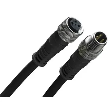 Brad from Molex Straight Female 3 way M8 to Straight Male 3 way M8 Sensor Actuator Cable, 1m - 1200878140 product image