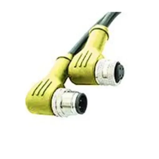Brad from Molex Right Angle Female 3 way M8 to Right Angle Male 3 way M8 Sensor Actuator Cable, 1m - 1200878502 product image