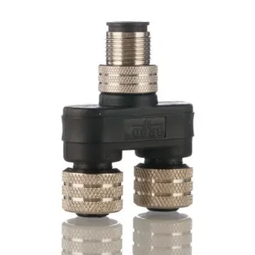 Brad from Molex 4 Pole M12 Plug to 4 Pole M12 Socket Adapter - 1200685105 product image