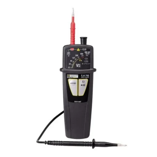 Chauvin Arnoux CA 742, LED Voltage tester, 690 V ac, 750V dc, Continuity Check, Battery Powered, CAT IV - P01191742Z product image