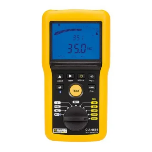 Chauvin Arnoux CA 6534 Insulation & Continuity Tester, 10V Min, 500V Max, 50GO Max, CAT IV - P01140834 product image